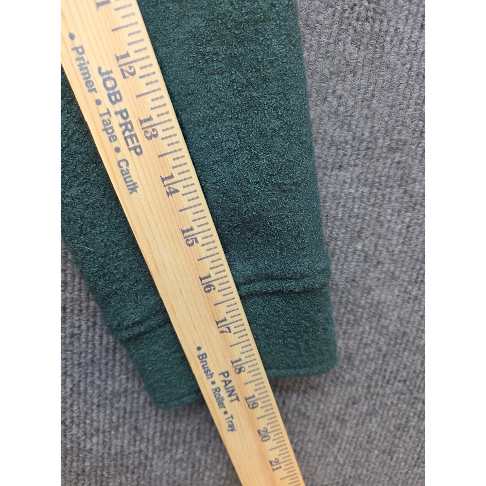 Tahari Jacket Women Medium Green Excellent Wool Blend Asymmetric Moto Zip Front - Picture 11 of 11